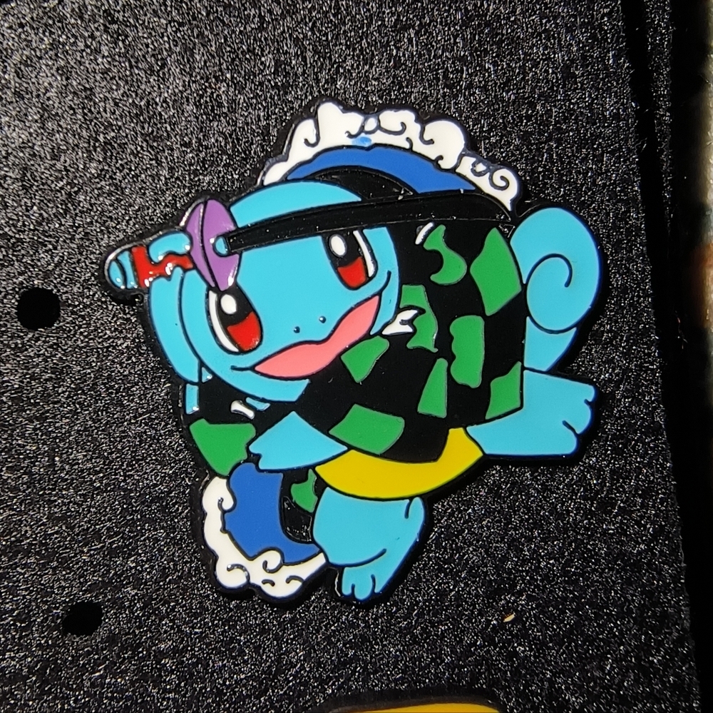 Pokemon Squirtle Enamel Pin - Blue, Green, Yellow, Red